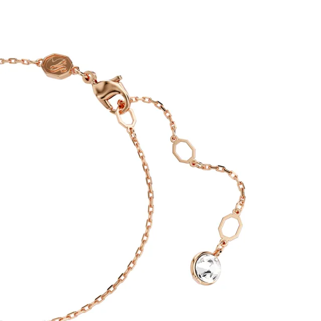 【SWAROVSKI 施華洛世奇】官方直營 Connexus 手鏈 混合式切割 愛心 粉紅色 | 5690038  (情人節禮物)