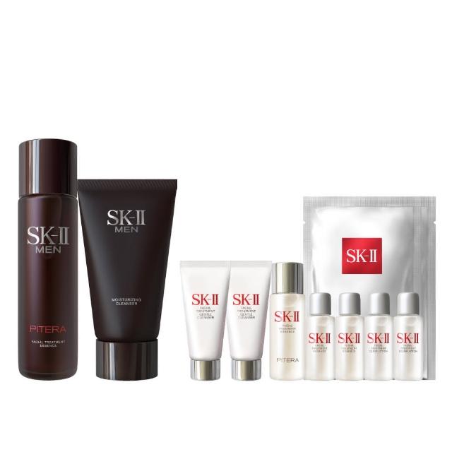 【SK-II】官方直營 男士青春潔面雙重組(男士青春露230ml＋男士潔面乳)