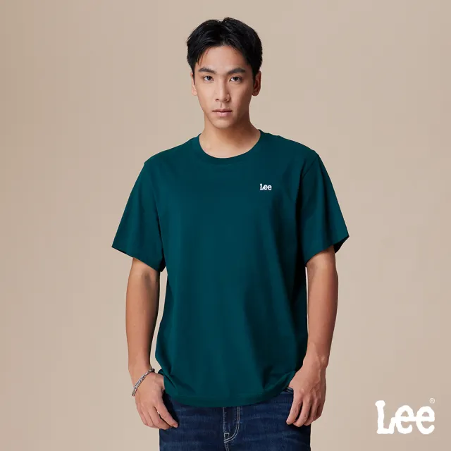 【Lee】男裝 短袖T恤 / 經典小LOGO刺繡 共2色 舒適版型 / LB602006718 LB602006K11