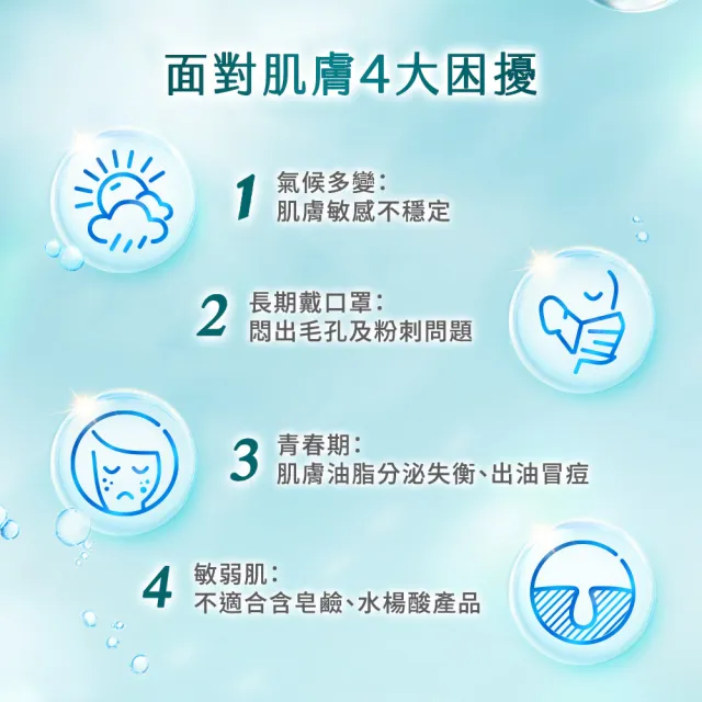 【Simple】清妍溫和毛孔調理/極致補水深層潔顏凝露(240ml)