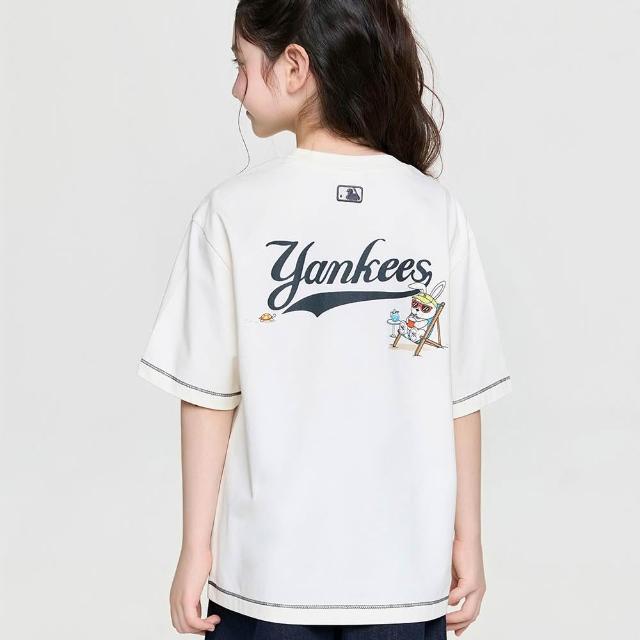 【MLB】童裝 短袖T恤 紐約洋基隊 (7ATSC0263-50NBL)