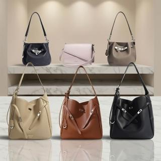 【CROSS】多品牌 限時特價 限量1折 頂級小牛皮皮革肩揹包 全新專櫃展示品(買一送一好禮)