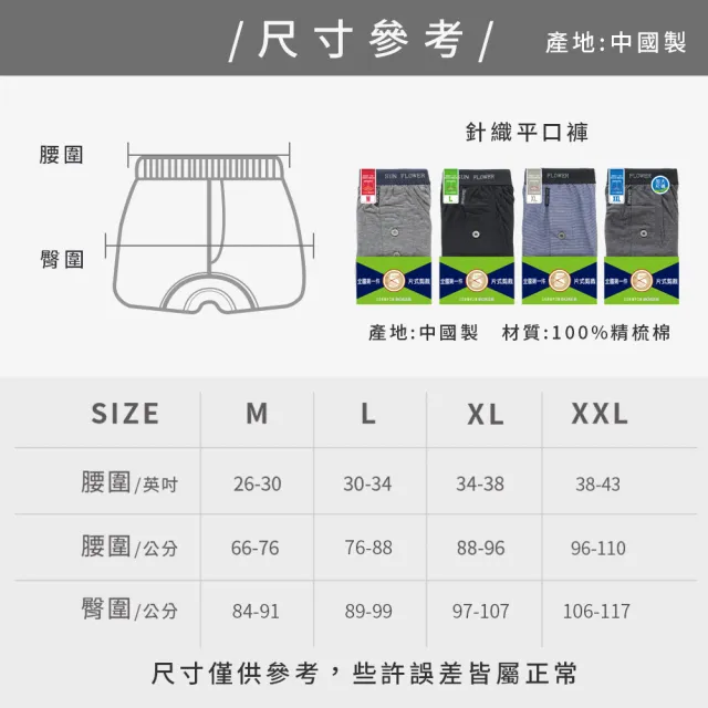 【SunFlower 三花】3件組五片式針織平口褲(純棉男四角內褲 四角褲 男內褲 多色任選)