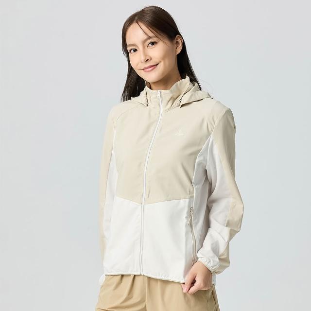 【ATUNAS 歐都納】女款精彩隨行輕薄風衣外套(A2GA2516W米卡白/抗UV防曬/透氣/戶外/休閒旅遊/日常穿搭*)