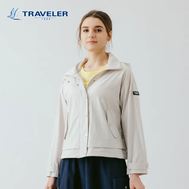 【TRAVELER 旅行者】女款涼感彈性防潑水抗UV外套｜261TR208