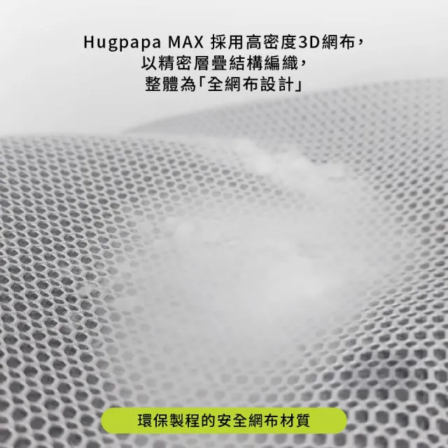 【hugpapa】DIAL-FIT MAX 韓國四合一雙旋鈕嬰兒減壓背帶頂級夏季組 透氣新生兒雙腰凳背巾 運動旋鈕調整鬆緊