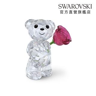 【SWAROVSKI 施華洛世奇】官方直營 Kris小熊 – 愛之玫瑰 | 5691390