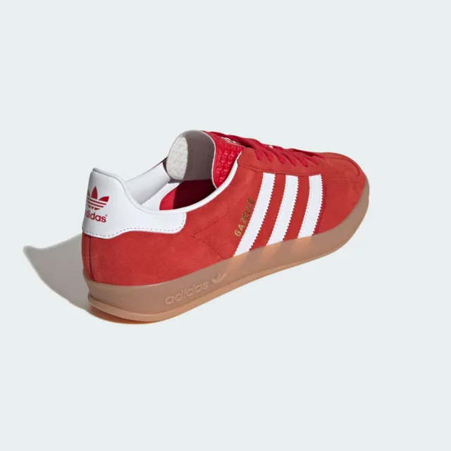 【adidas 愛迪達】GAZELLE INDOOR 運動休閒鞋 滑板復古 男鞋/女鞋-Originals JI2063
