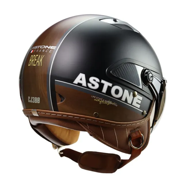 【ASTONE】官方直營-CJ300 AR7(復古帽 飛行帽 3/4罩式安全帽)
