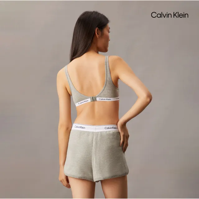 【CALVIN KLEIN】官方旗艦館 CK Carousel 薄墊輕盈胸圍 _灰色