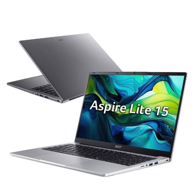 【Acer 宏碁】Office2024★15.6吋N4500輕薄文書筆電(Aspire Lite/AL15-32P-C0AW/N4500/8G/256G/W11)