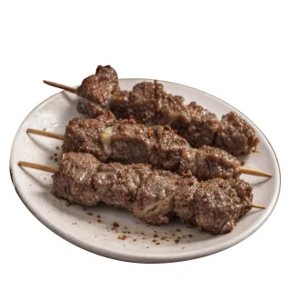 【約克街肉舖】孜然羊肉串9串(40g±10%/串_3串/包_中秋烤肉/露營燒烤)