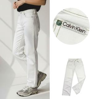【CALVIN KLEIN】寬鬆直筒 CK 女款 牛仔長褲 Jeans 丹寧褲 中腰 修身 純棉 休閒 牛仔褲 @1795EA5