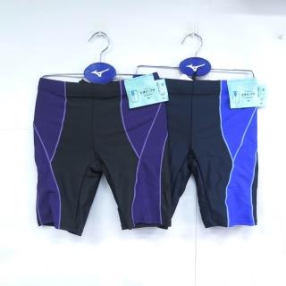 【MIZUNO 美津濃】Fitness 男泳褲 長四角泳褲 附立體CUP (N2JBC12582/97)