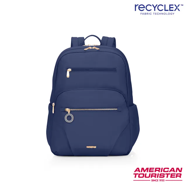 【AMERICAN TOURISTER 美國旅行者】ALIZEE AIMEE 日常休閒抗菌女性筆電後背包/雙肩包/電腦包14吋(多色可選)