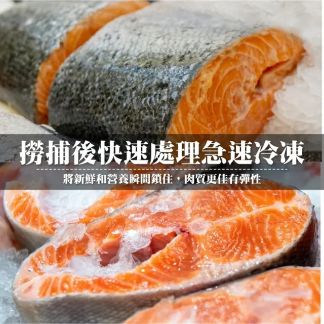 【三頓飯】智利肥嫩厚切3XL鮭魚(10片_420g/片)