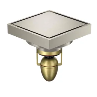 GODWIN 上引國際 雙面隱形地漏 100mm 極簡地排 浴室排水