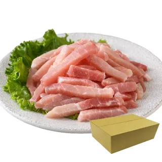 【卜蜂】營業用_特選國產豬 腿肉絲 超值12kg(3kg x4包/箱_箱購.量販.適店家.營業用)