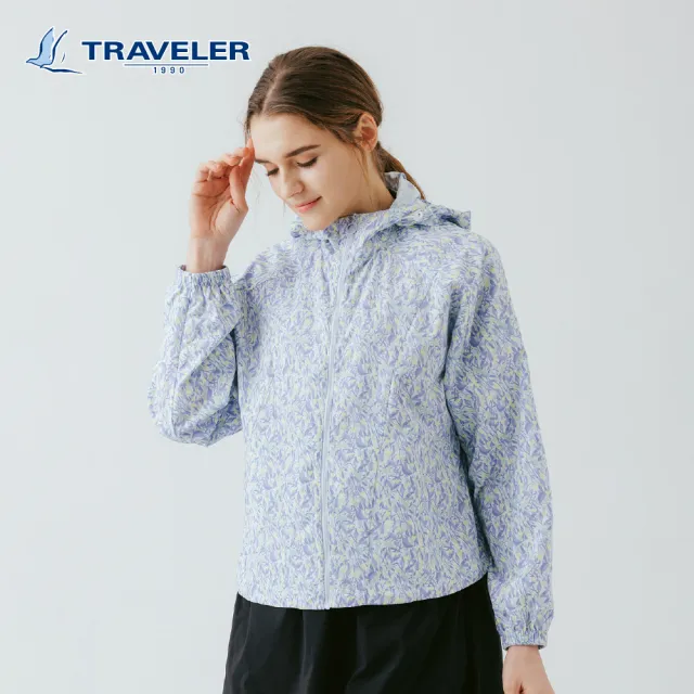 【TRAVELER 旅行者】女款吸排抗UV外套(帽馬尾結構)｜261TR216