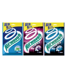 即期品【Airwaves】超涼無糖口香糖 超涼薄荷 28g*5入 (提神/潔牙/口腔清潔)