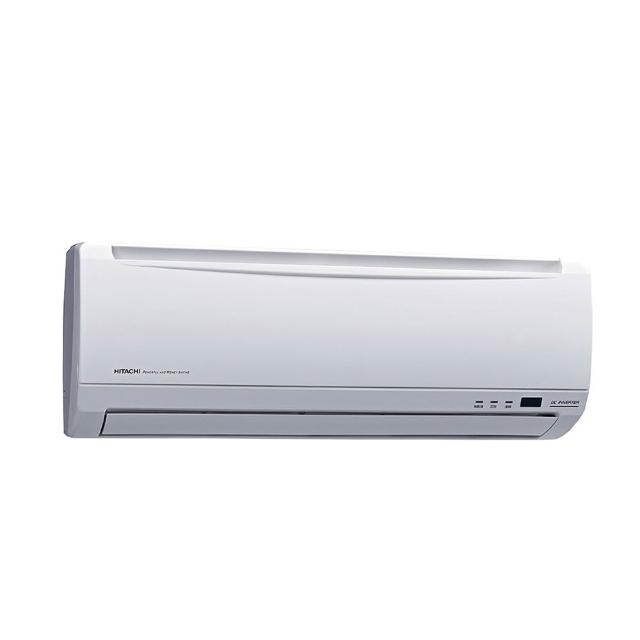 日立 HITACHI RAS-36UK 定頻冷氣機，適用4-6坪空間，1對1室內外機設計，具5級能效省電表現，採用R410環保冷媒，提供舒適冷氣功能。家用享全機7年保固（需上網註冊，依原廠公告），商用1年保固。最適合小型空間家用，高效節能可靠首選。