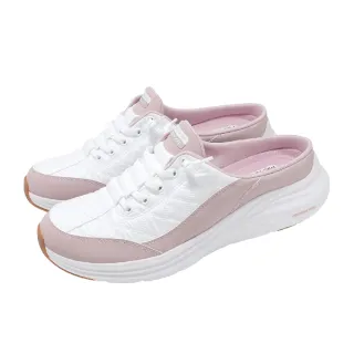 【SKECHERS】休閒鞋 Contour Foam 女鞋 白 粉紅 穆勒鞋 懶人鞋 150409LAV