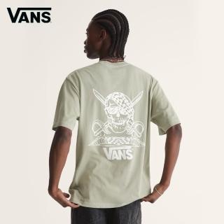 【VANS】官方旗艦 Sano 灰綠色短袖T恤