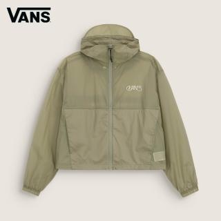 【VANS】官方旗艦 Cropped UV Visor 女款綠色外套