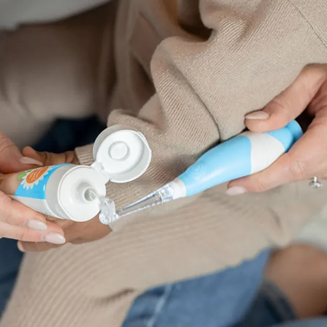 【brush baby】BabySonic 幼兒聲波電動牙刷0-3Y+木醣醇牙膏X2(多款可選)