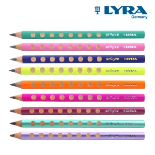 【LYRA】三角洞洞鉛筆18入/任選三色各6支(德國製 三角鉛筆 大三角鉛筆 洞洞筆 粗三角鉛筆)