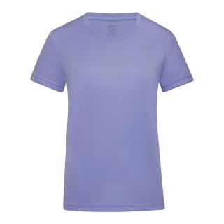 【asics 亞瑟士】短袖上衣 女 跑步 紫 2012D555-500