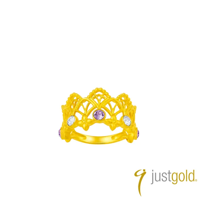 【Just Gold 鎮金店】雋藝 Linea 黃金戒指