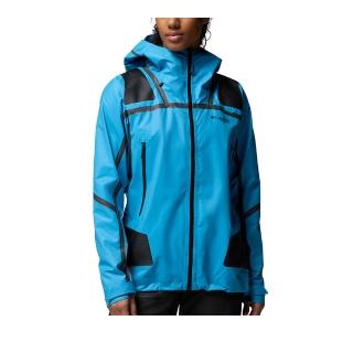 【Columbia 哥倫比亞】女款-OD防水外套-Whistler Peak™ Shell-海洋藍(UWK99380AB/KS)