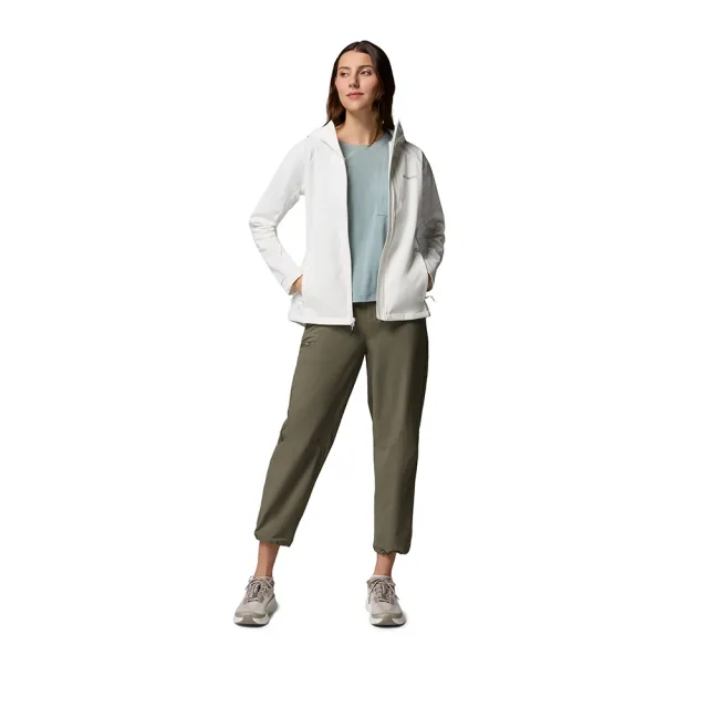 【Columbia 哥倫比亞】女款-防潑水軟殼外套-Trailborne™ Softshell-海鹽白(UWR24230ES/KS)
