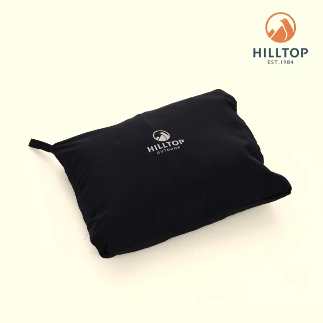 【Hilltop 山頂鳥】超潑水抗UV彈性長褲(可收納) 女款 黑｜PS07XFS0ECA0