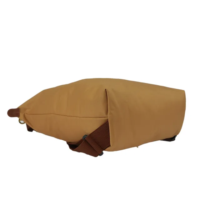 【LONGCHAMP】Le Pliage Original M 再生帆布中型折疊後背包(鹿皮色)