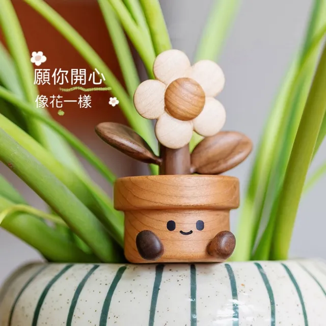 超微米 可愛擺件裝飾 創意治愈系解壓禮物 木質辦公桌面擺飾 送朋友 情緒穩定神器