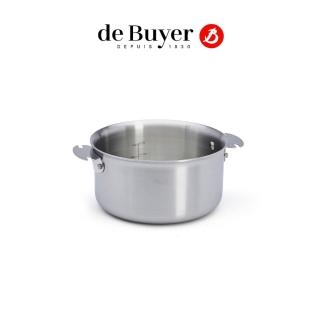 【de Buyer 畢耶】LOQY活動柄系列 Alchimy3層複合不鏽鋼調理鍋18cm-適用IH爐(握柄另購)