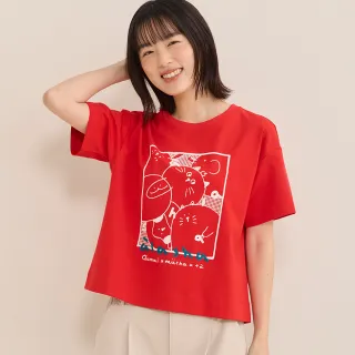 【a la sha】動物氣球家族圖T恤