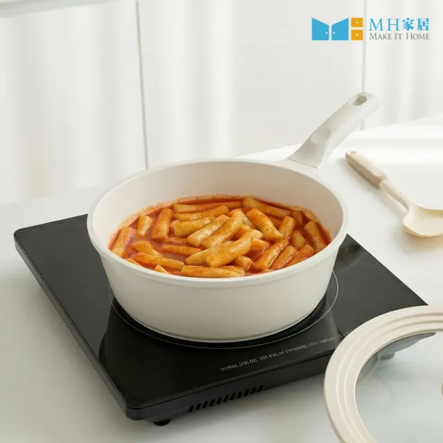 【MH家居KITCHEN】韓國製不沾平底煎鍋28cm(平底鍋/不沾鍋/IH爐可用)