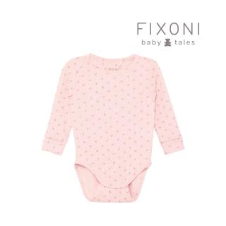 【Brands4Kids】霧粉櫻長袖包屁衣 FIXONI系列(4種尺寸可選)