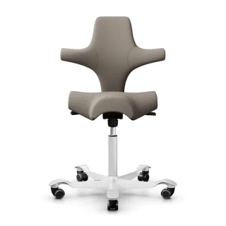 【FLOKK】HAG Capisco 杏色 羊毛 人體工學椅 學習椅  軟墊包覆款 騎馬椅 辦公椅 工作椅 職人椅(0614XT)