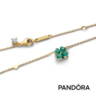 【Pandora 潘多拉】璀璨幸運草項鏈