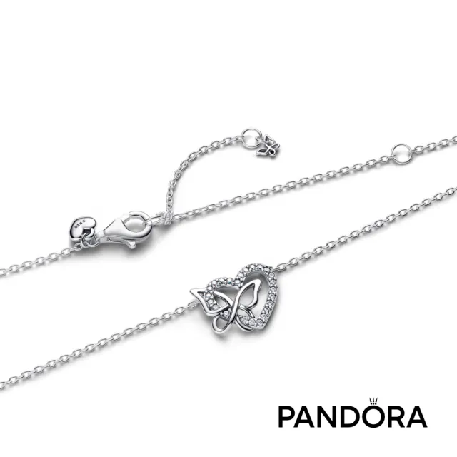 【Pandora 潘多拉】心織蝶舞項鏈