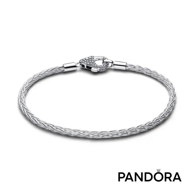 【Pandora 潘多拉】密鑲鏈扣狐尾鏈手鏈