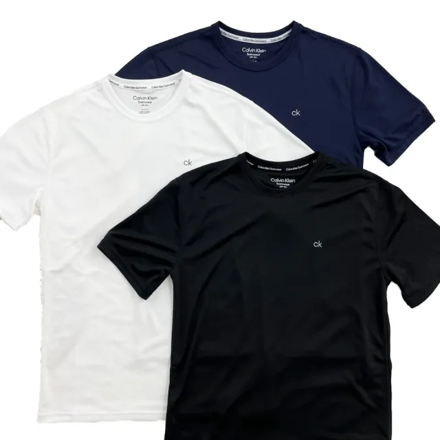 【Calvin Klein 凱文克萊】防曬衣 速乾衣 CK短T  短袖 Calvin Klein 抗UV  T恤 排汗衫 素T(短t 9412)