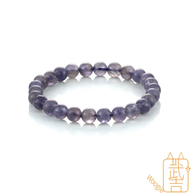 【Woogie武吉珠寶】精品堇青石手鍊(坦桑色7-8mm)