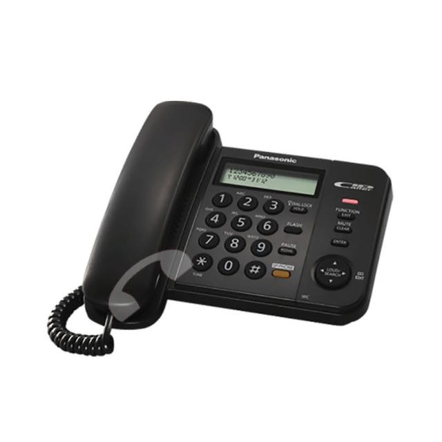 【Panasonic 國際牌】有線來電顯示電話機(KX-TS580 黑)