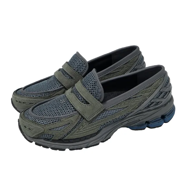 【NEW BALANCE】休閒鞋 1906L 男鞋 女鞋 藍 棕 緩震 套入式 無鞋帶 樂福鞋 紐巴倫 U1906LAF-D