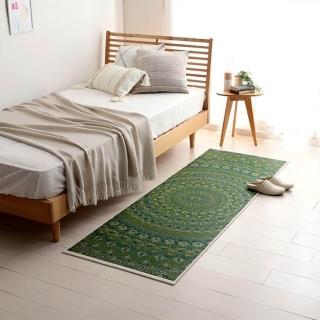 【IKEHIKO】藺草瑜珈墊Mandala｜66x185x0.6cm｜1件｜藺草瑜珈墊｜寬版瑜珈墊